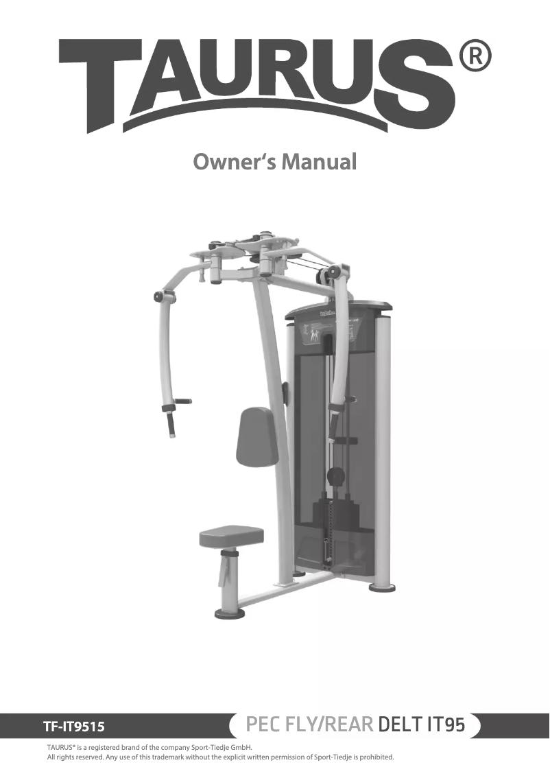 Página nº 1 - Manual de usuario Taurus Pec Fly/Rear Delt IT95