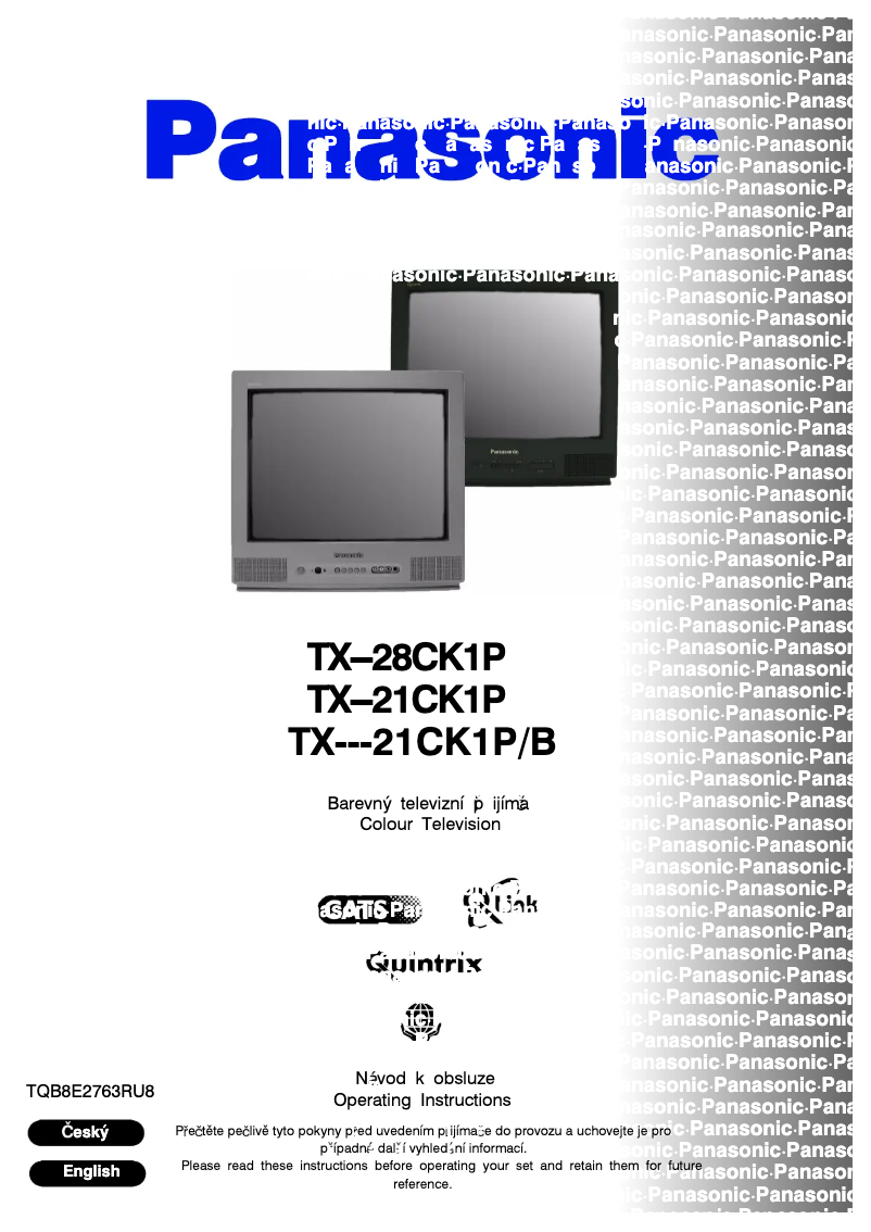 Imagen de la primera página del manual del dispositivo TX-21CK1P