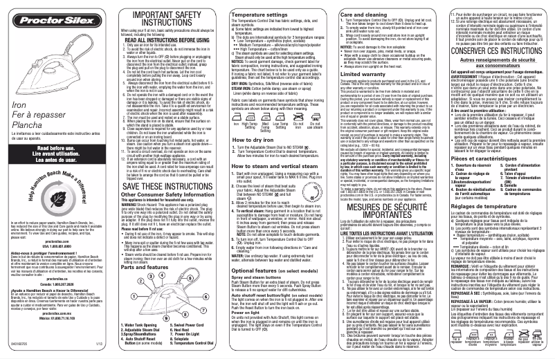 Imagen de la primera página del manual del dispositivo 17150Y