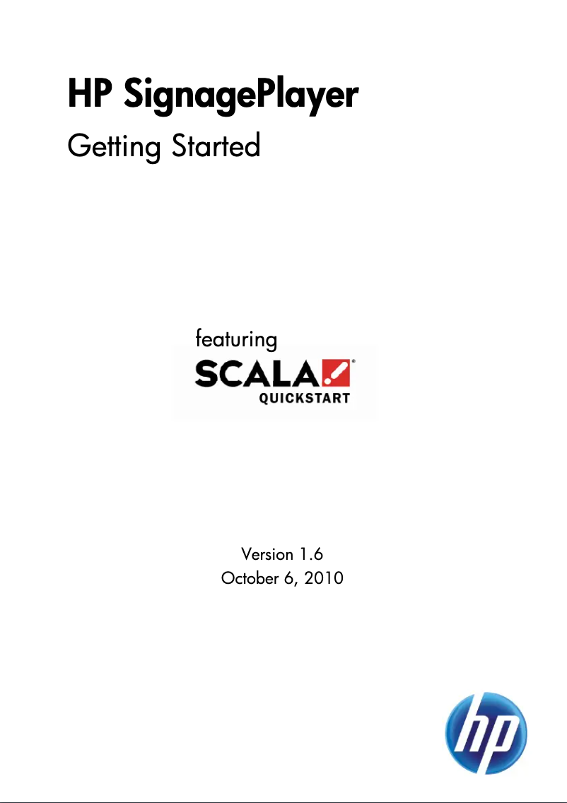 Página 1 del manual Guía de inicio rápido HP rp 5800