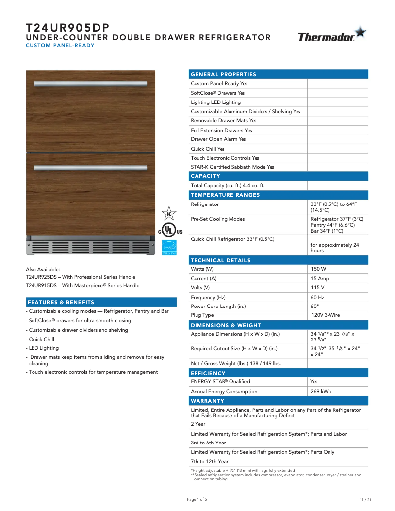 Imagen de la primera página del manual del dispositivo T24UR905DP