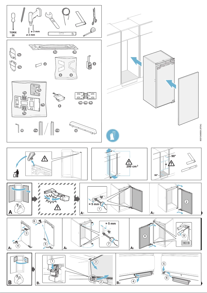 Página 1 del manual Guía de instalación Siemens KI81RADE0G