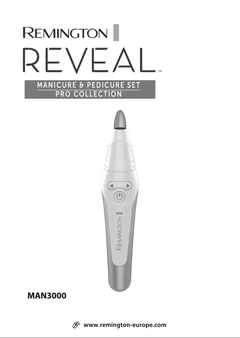 Página 1 del manual Manual de usuario Remington Manicure & Set Pro Collection MAN3000