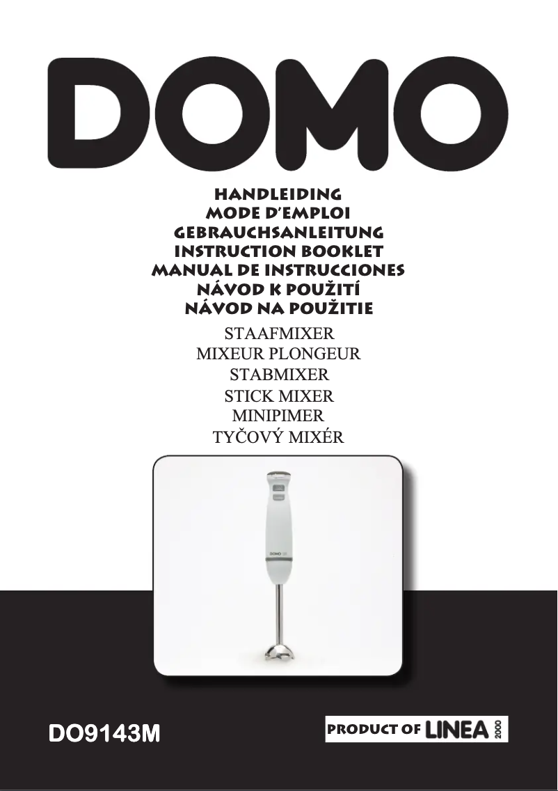 Imagen de la primera página del manual del dispositivo DO9143M