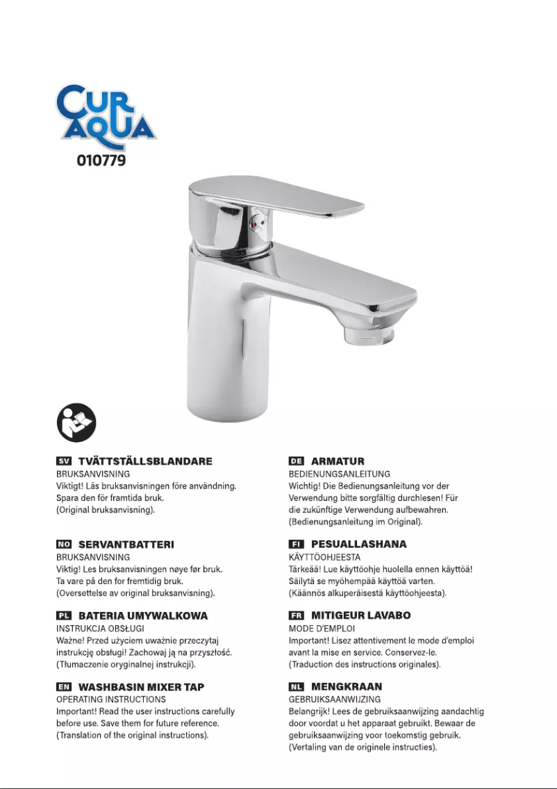 Página nº 1 - Manual de usuario CurAqua 010779
