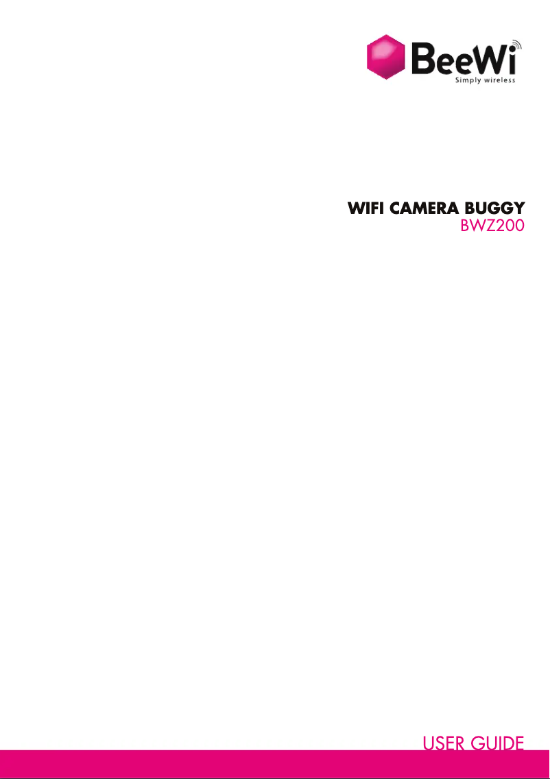 Imagen de la primera página del manual del dispositivo BWZ200