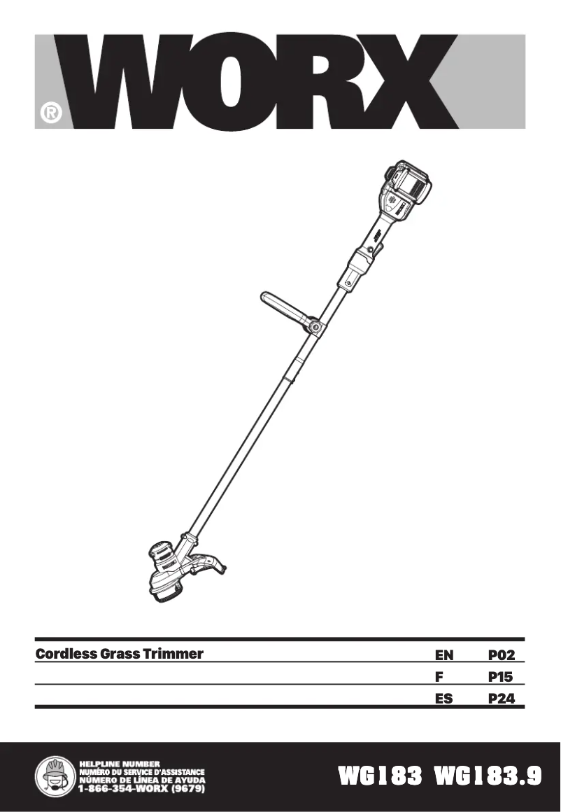Página 1 del manual Manual de usuario Worx WG914
