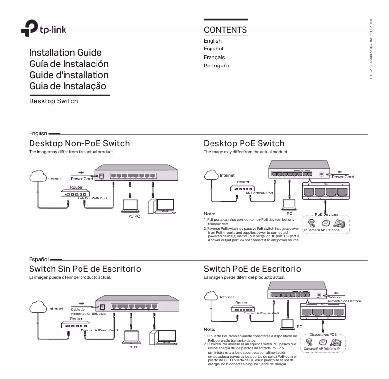 Imagen de la primera página del manual del dispositivo LiteWave LS1008G