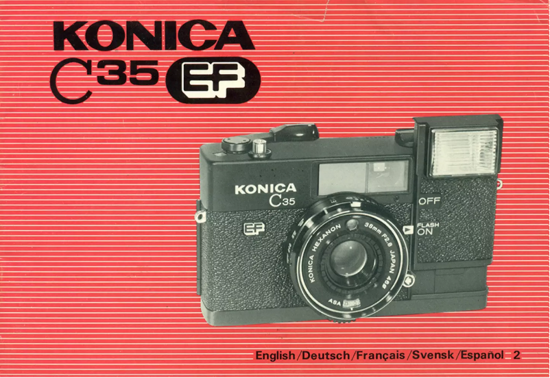 Página 1 del manual Manual de usuario Konica Minolta C35 EF