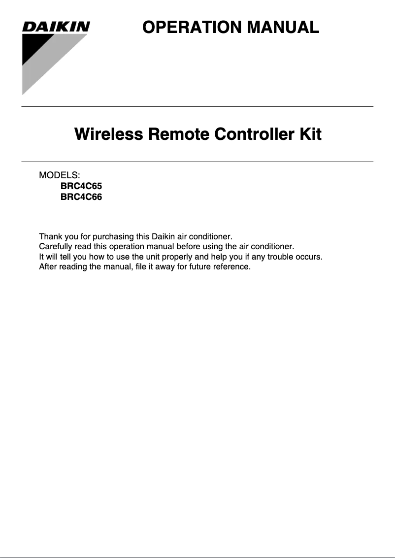 Imagen de la primera página del manual del dispositivo Bulkhead System BRC4C65