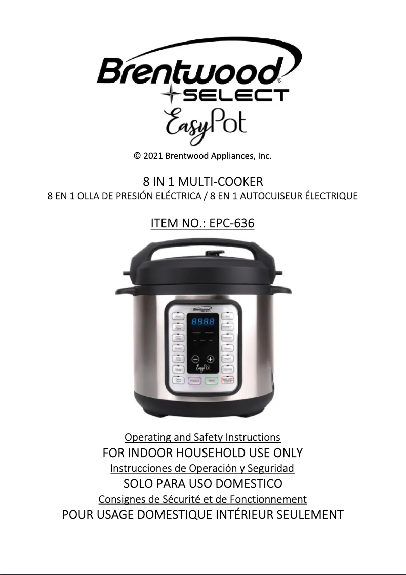 Imagen de la primera página del manual del dispositivo EPC-636