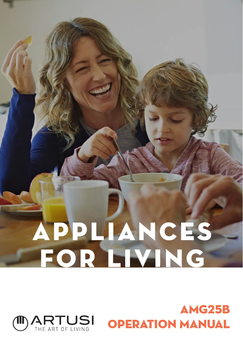 Imagen de la primera página del manual del dispositivo AMG25B