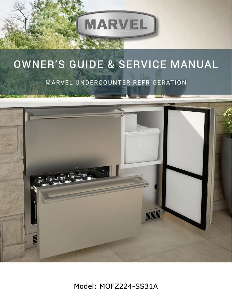 Imagen de la primera página del manual del dispositivo MOFZ224SS31A