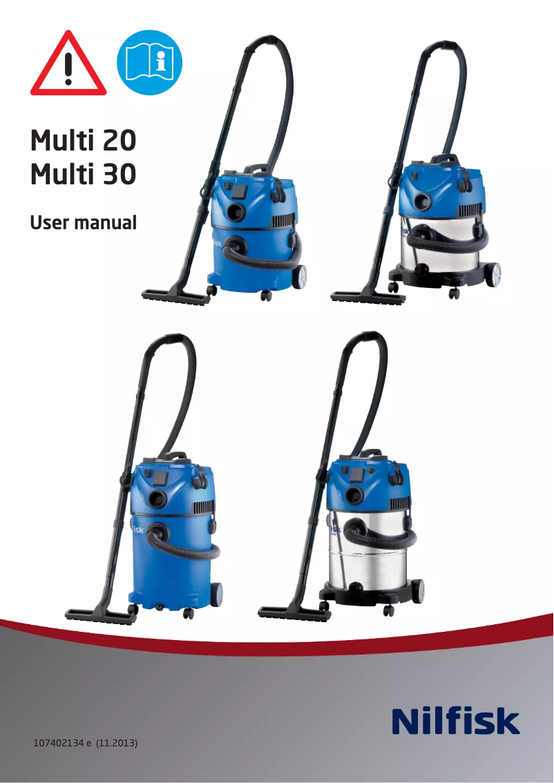 Página 1 del manual Manual de usuario Nilfisk Multi 20