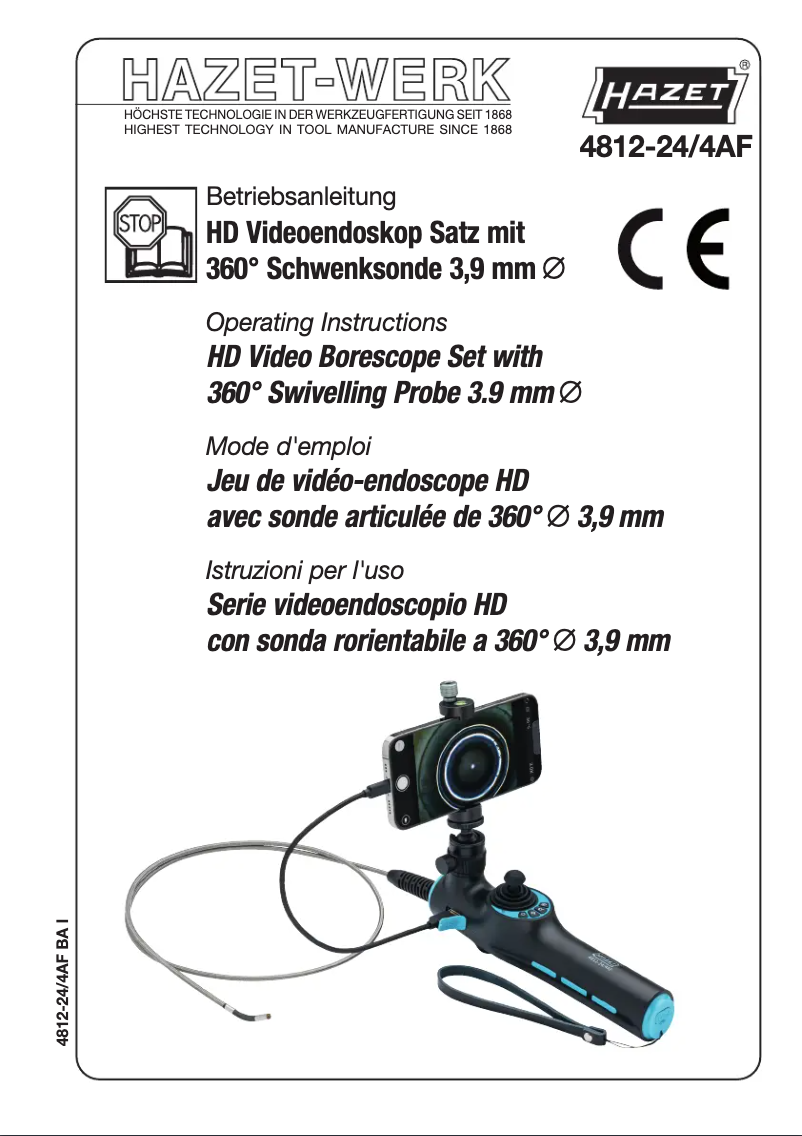 Página nº 1 - Manual de usuario Hazet 4812-24/4AF