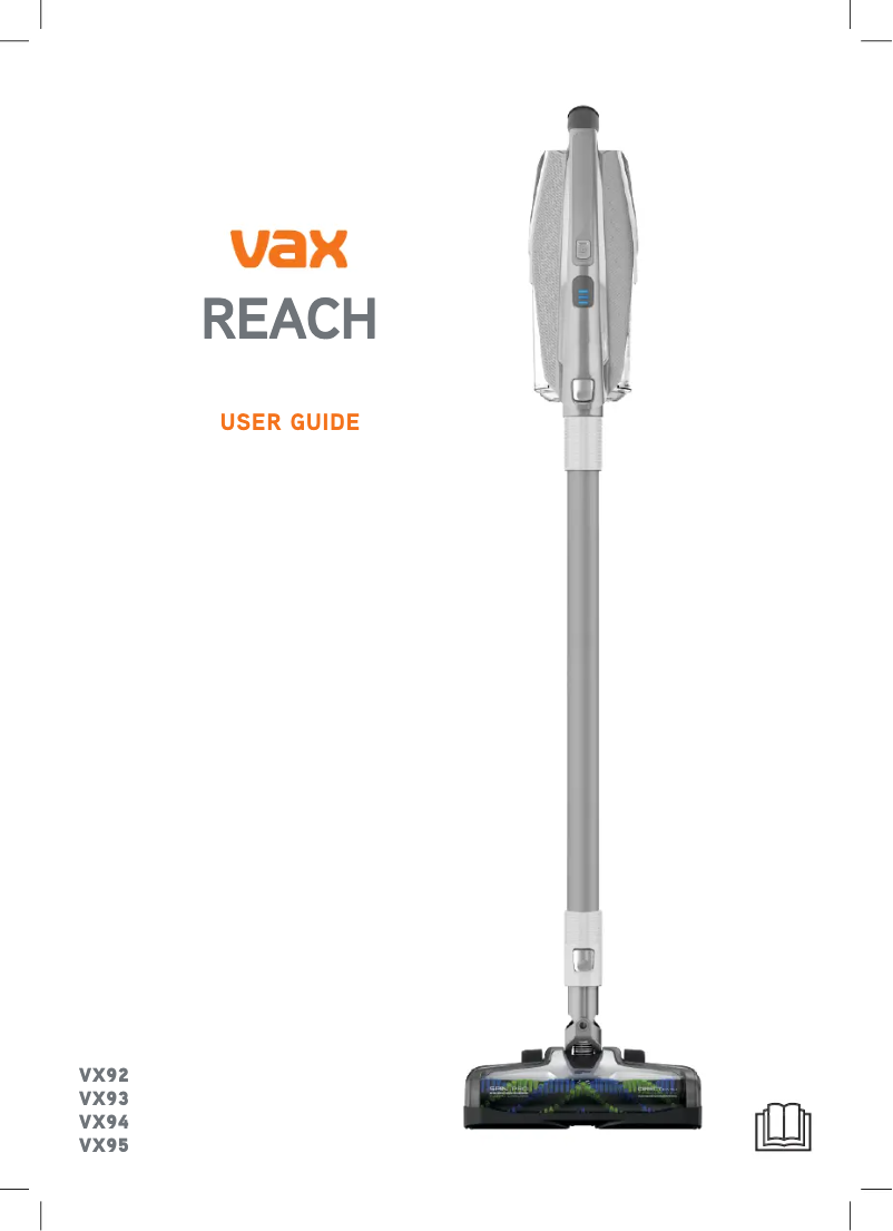 Imagen de la primera página del manual del dispositivo Reach VX93