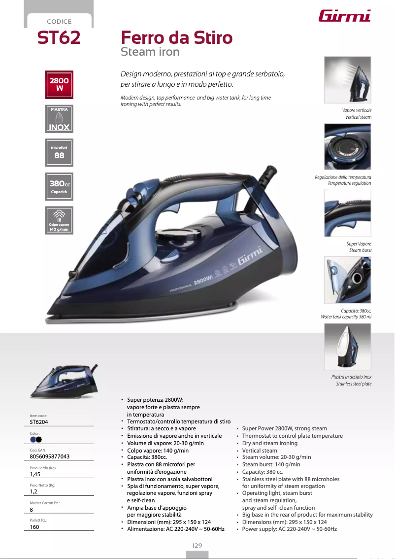 Imagen de la primera página del manual del dispositivo ST62