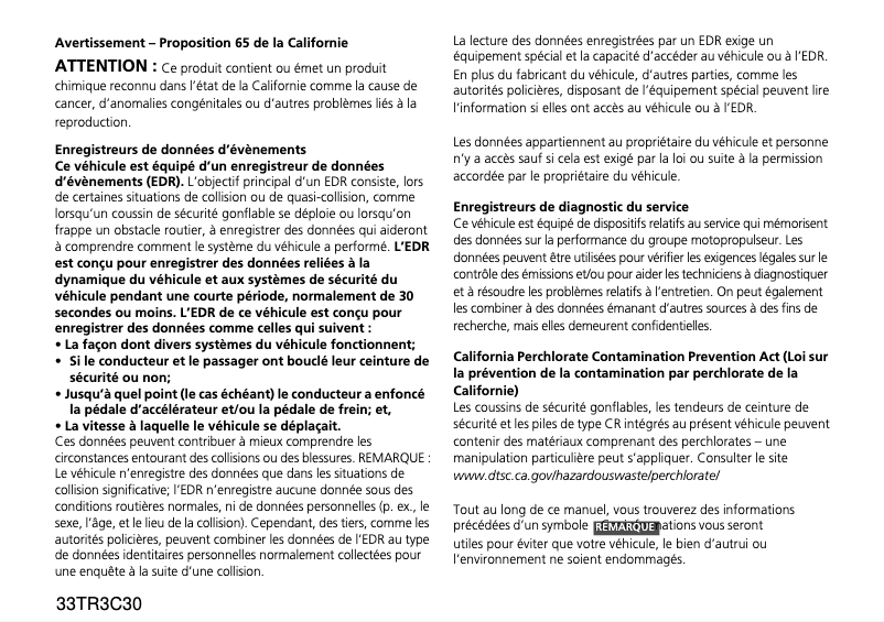 Imagen de la primera página del manual del dispositivo Civic (2015)