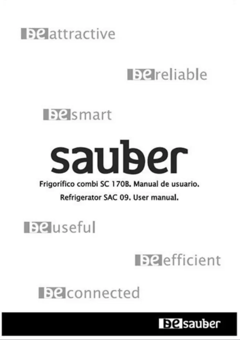 Página 1 del manual Manual de usuario Sauber SC170B