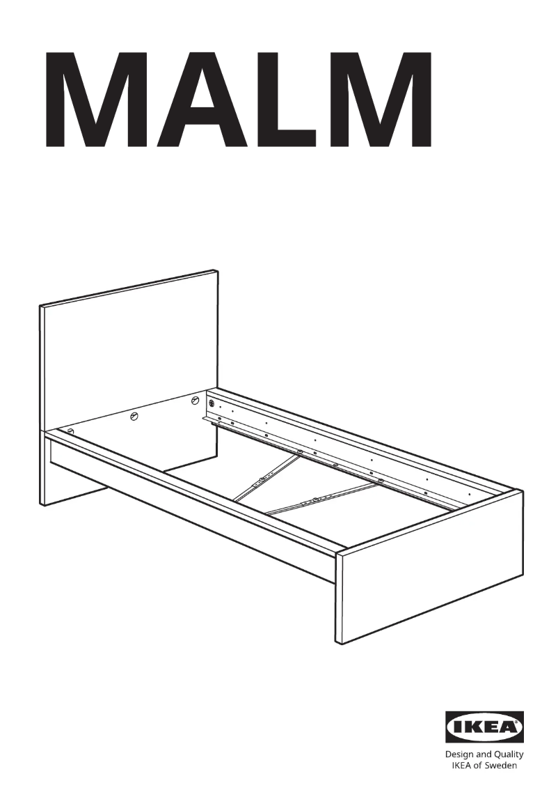 Página 1 del manual Manual de usuario Ikea MALM 102.494.96