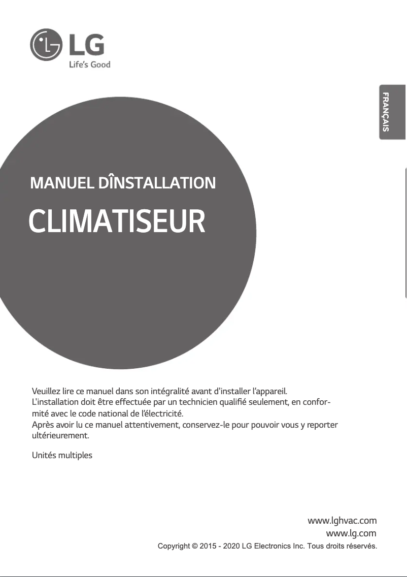 Imagen de la primera página del manual del dispositivo LMU180HV
