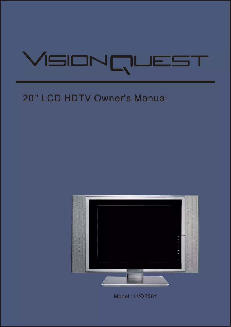 Imagen de la primera página del manual del dispositivo LVQ-2001