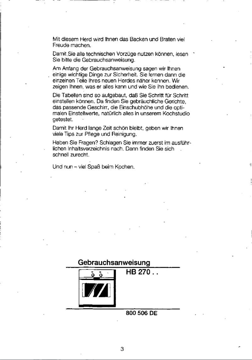 Página 1 del manual Manual de usuario Siemens HB27020