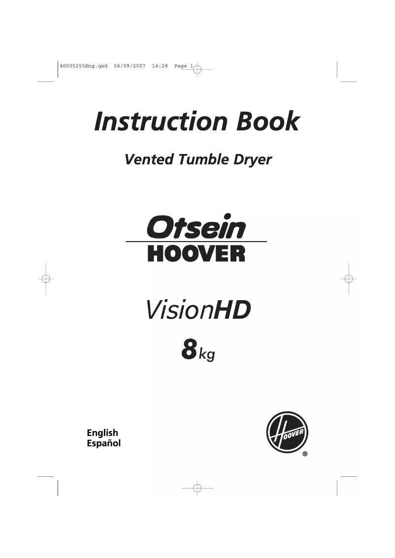 Imagen de la primera página del manual del dispositivo VOHV 380-37