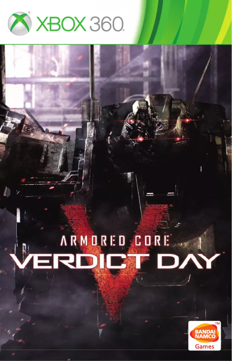 Imagen de la primera página del manual del dispositivo Armored core: Verdict day (Xbox 360)