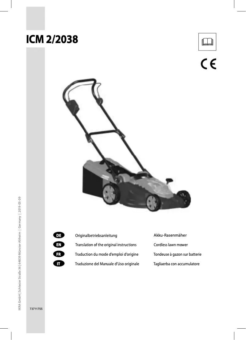 Página 1 del manual Manual de usuario IKRA ICM 2/2038