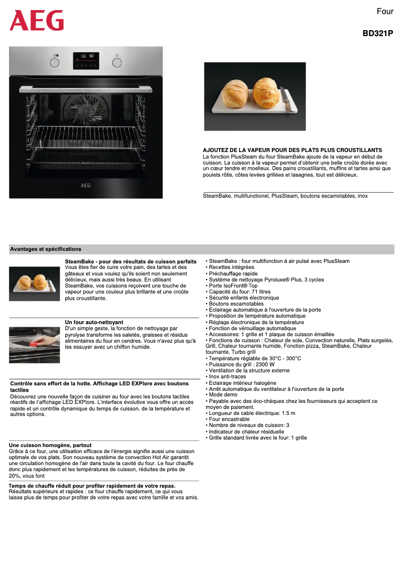Imagen de la primera página del manual del dispositivo BD321P