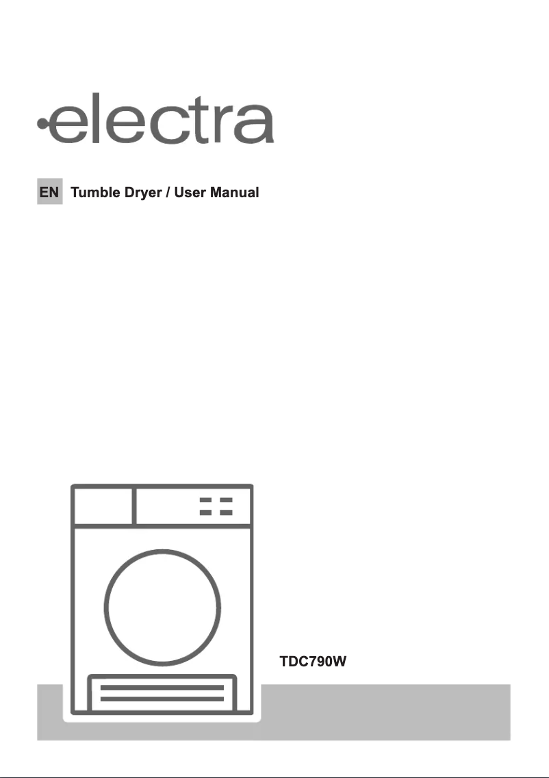 Página 1 del manual Manual de usuario Electra TDC790W