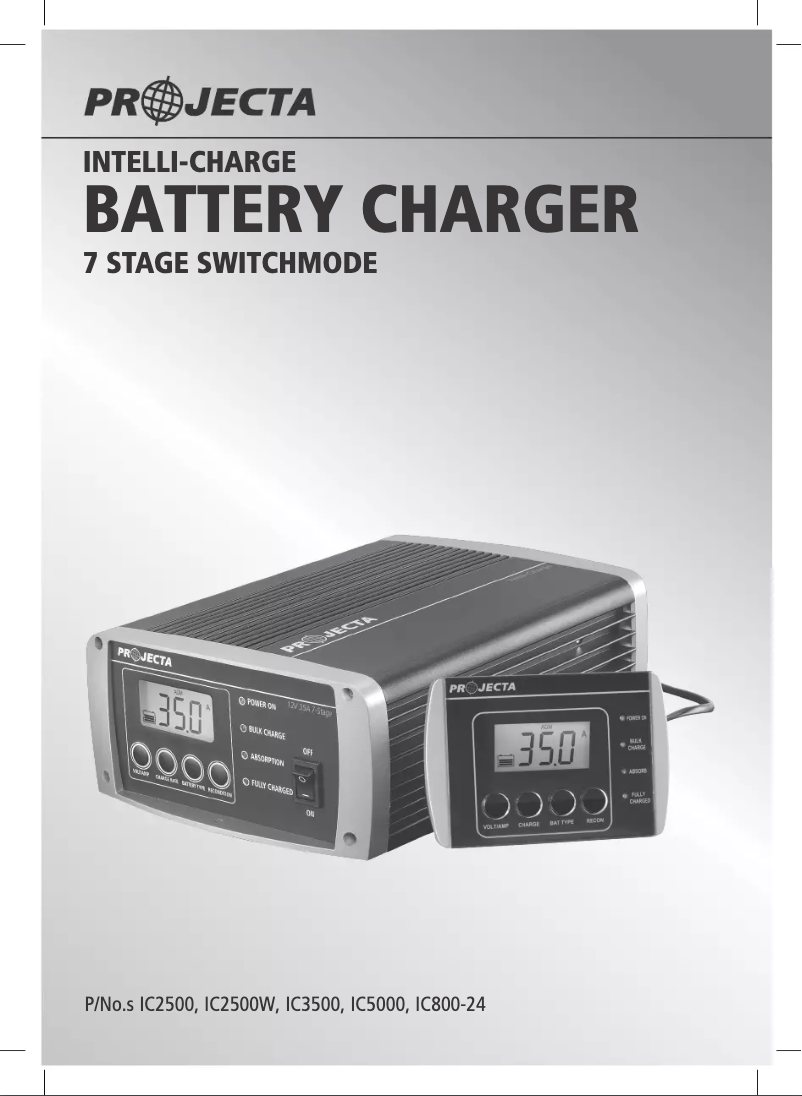 Página 1 del manual Manual de usuario Projecta IC2510