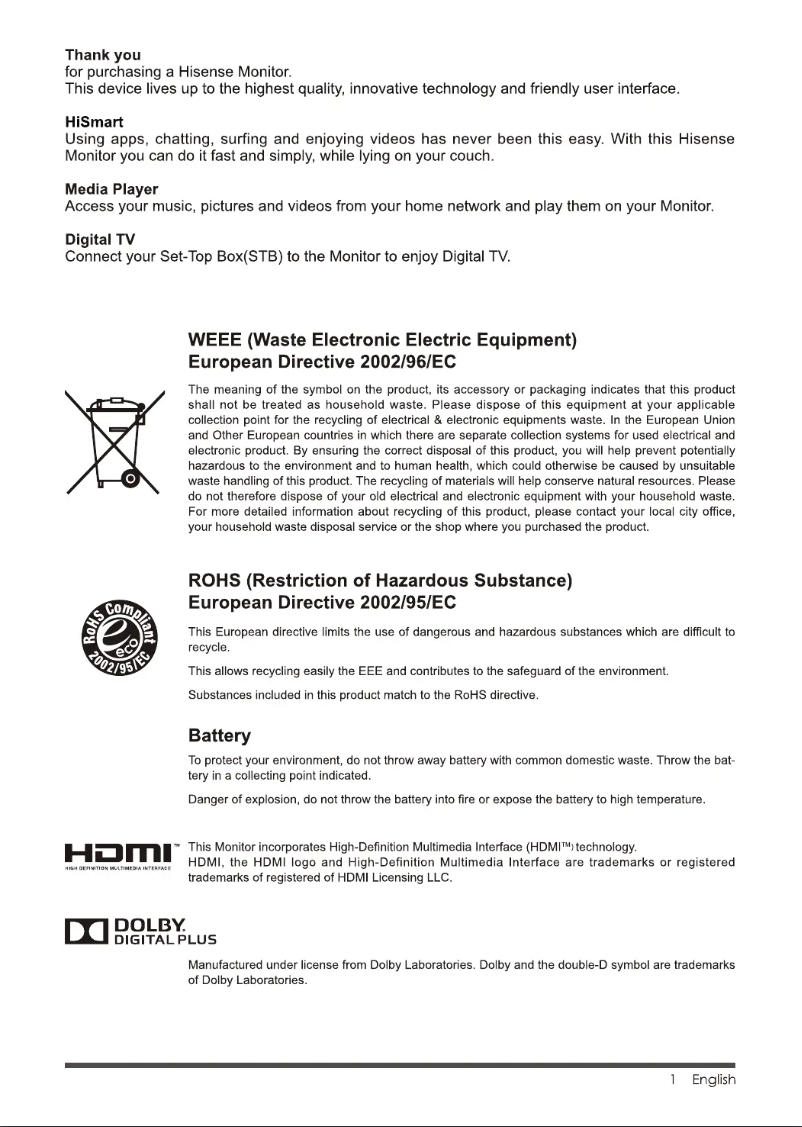 Imagen de la primera página del manual del dispositivo LTDN65K680M3D