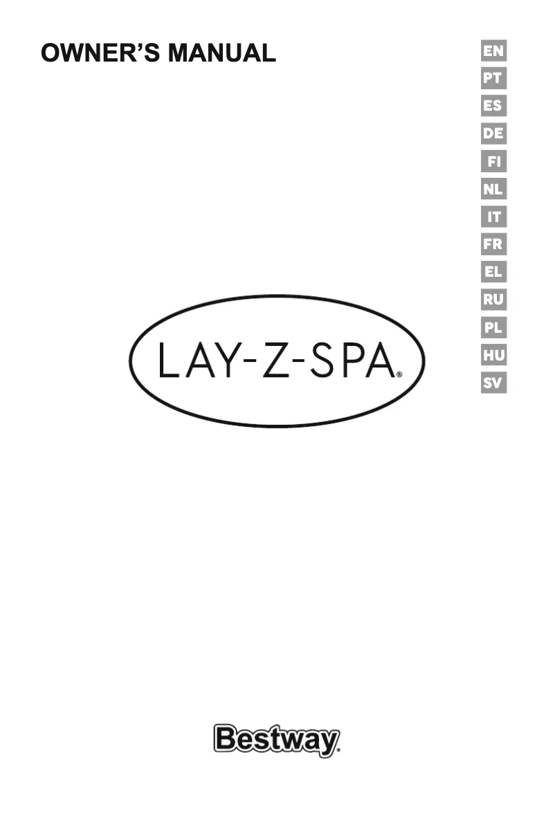 Imagen de la primera página del manual del dispositivo Lay-Z-Spa 60011