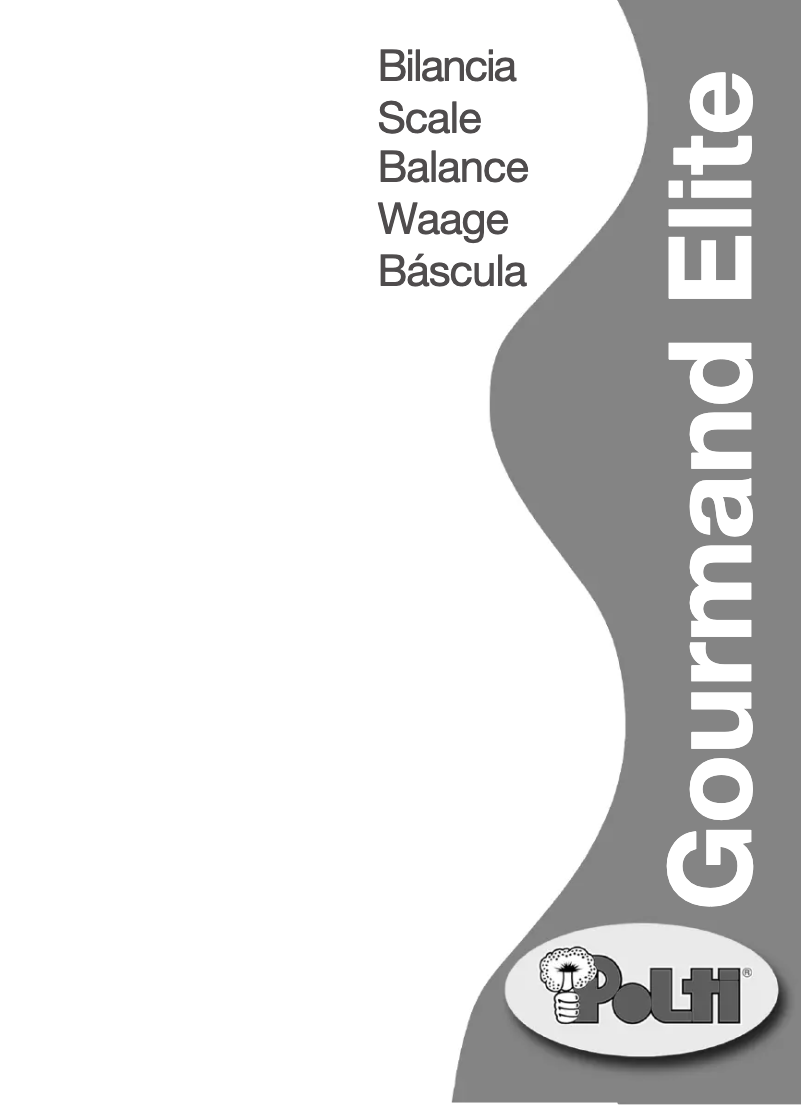 Imagen de la primera página del manual del dispositivo Gourmand Elite
