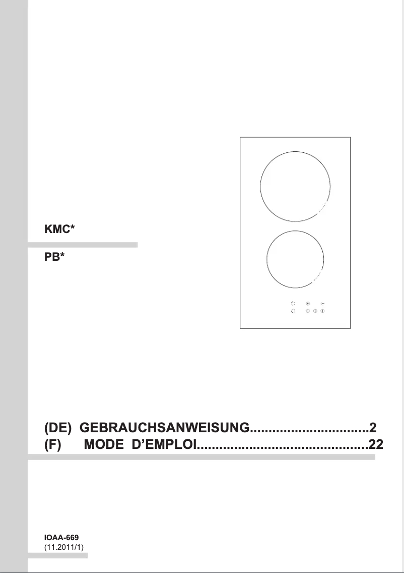 Página 1 del manual Manual de usuario Amica KMC 13281 C