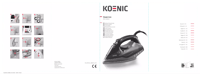 Imagen de la primera página del manual del dispositivo KSI 4310