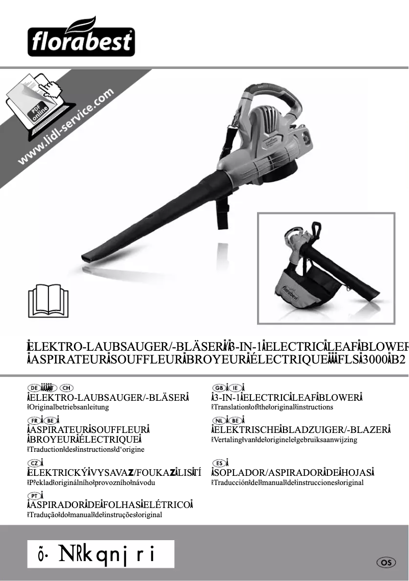 Imagen de la primera página del manual del dispositivo FLS 3000 B2