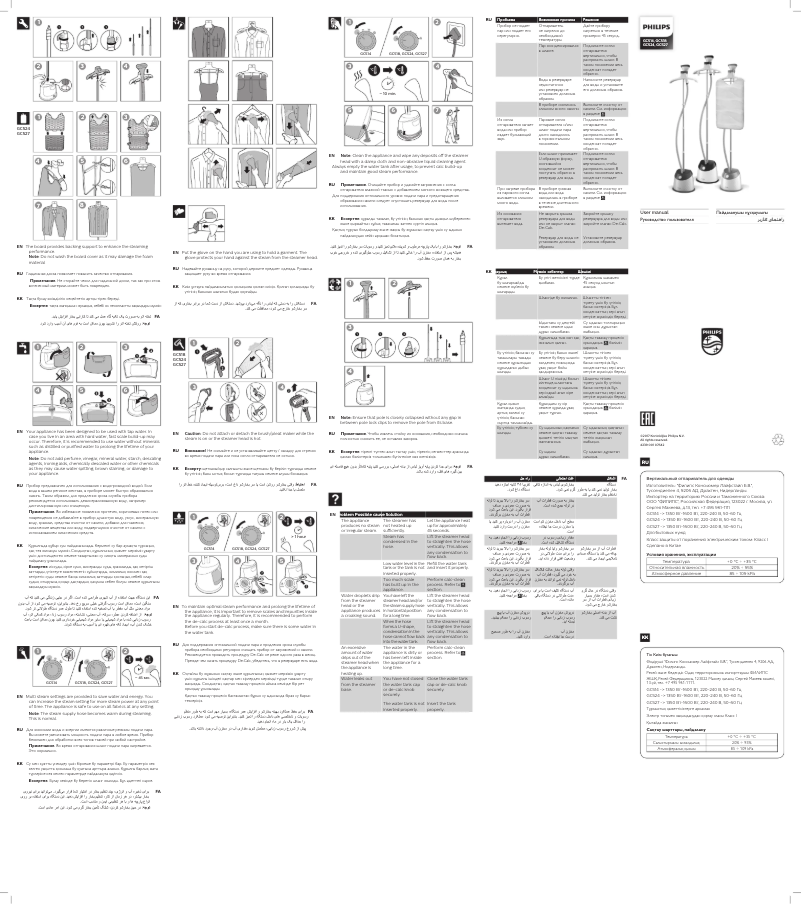 Imagen de la primera página del manual del dispositivo EasyTouch Plus GC527