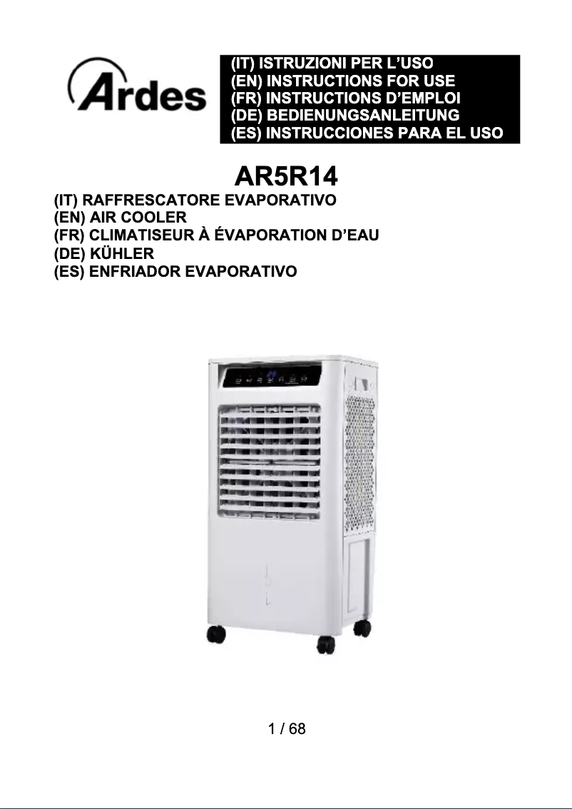 Página 1 del manual Manual de usuario Ardes AR5R14