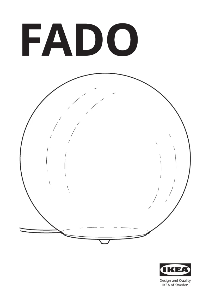 Imagen de la primera página del manual del dispositivo FADO 203.339.89