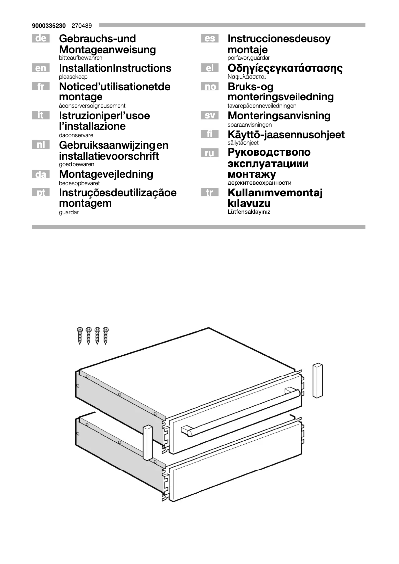 Página 1 del manual Manual de usuario Siemens HW1405P2B