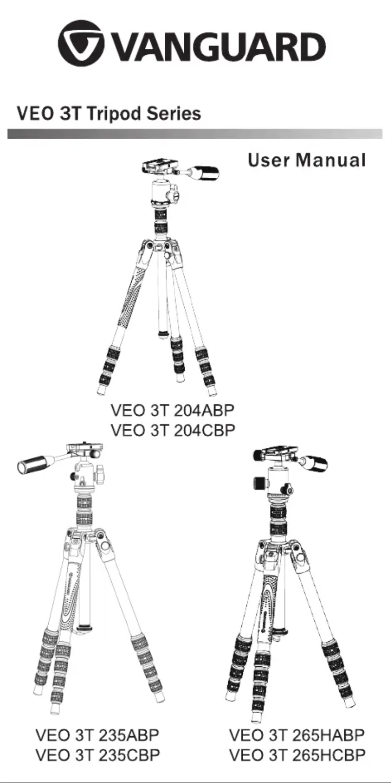 Imagen de la primera página del manual del dispositivo VEO 3T 235AP