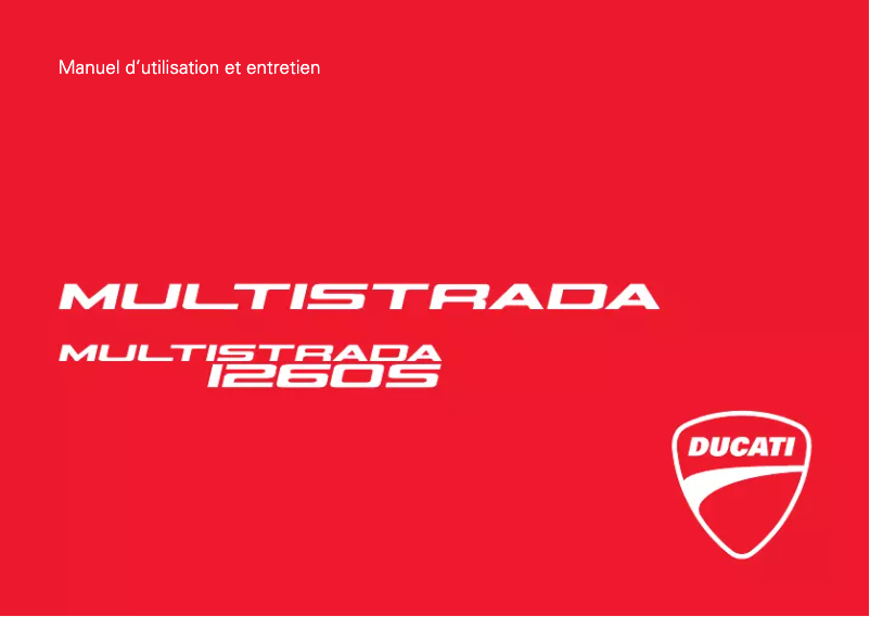 Imagen de la primera página del manual del dispositivo Multistrada 1260 S (2018)