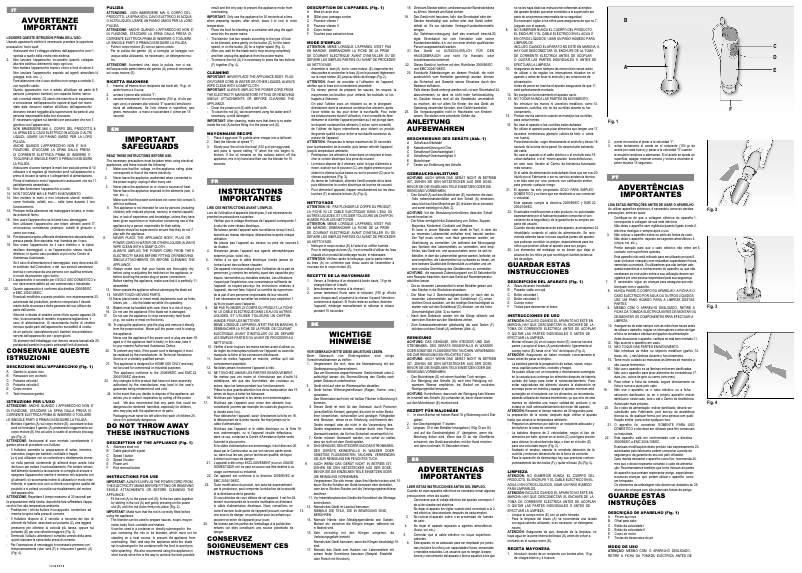 Imagen de la primera página del manual del dispositivo Pimmy 200w