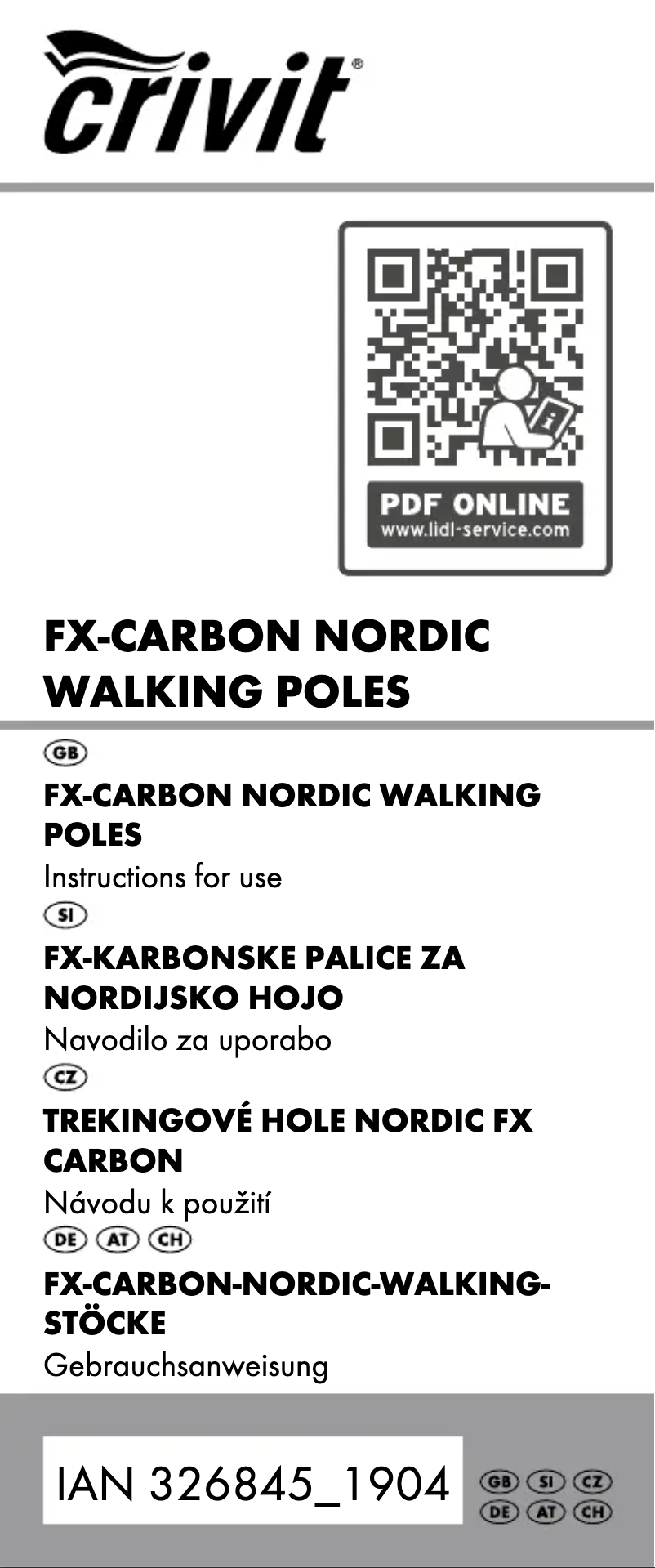 Imagen de la primera página del manual del dispositivo IAN 326845