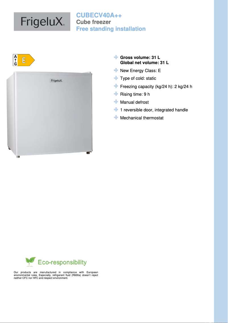 Imagen de la primera página del manual del dispositivo CUBECV40A++