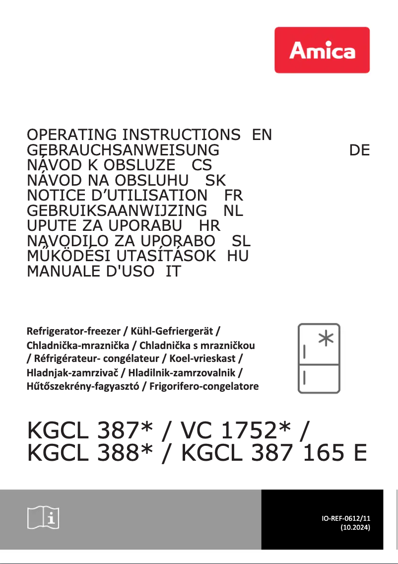 Imagen de la primera página del manual del dispositivo KGCL 387 150 E