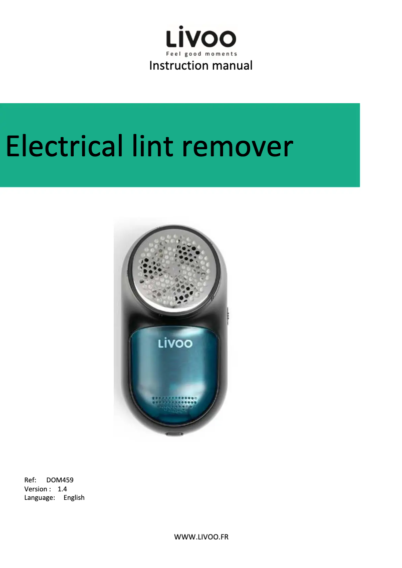 Imagen de la primera página del manual del dispositivo DOM459